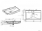 AREZZO DESIGN - MAXXI - Mosdó, mosdókagyló - Kerámia - 80x46cm - Pultba, bútorba építhető