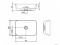 AREZZO DESIGN - RENI - Mosdó, mosdótál - Kerámia, 45,5x32,5cm, fehér - Pultra, bútorra ültethető
