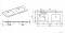 AREZZO DESIGN - SKAPPA - Dupla mosdó, mosdókagyló - Kerámia - 120x46cm - Pultba, bútorba építhető
