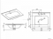AREZZO DESIGN - SKAPPA - Mosdó, mosdókagyló - Kerámia - 60x46cm - Pultba, bútorba építhető