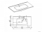 AREZZO DESIGN - SKAPPA - Mosdó, mosdókagyló - Kerámia - 90x46cm - Pultba, bútorba építhető