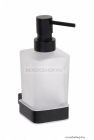 BEMETA - NERO - Fali folyékony szappan adagoló - 250ml - Opál üveg, matt fekete