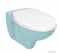 AQUALINE - ALICANTE - WC ülőke 45,5x37cm - Fehér műanyag