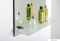 AQUALINE - Fürdőszobai fali tükör üvegpolccal - 70×50cm - Szögletes
