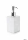 AQUALINE - VERBENA - Folyékony szappan adagoló - Álló, pultra helyezhető - Fehér kerámia, krómozott műanyag