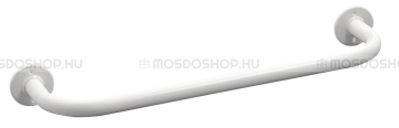 AQUALINE WHITE LINE - Fali törölközőtartó - 40 cm - Fehér - Acél