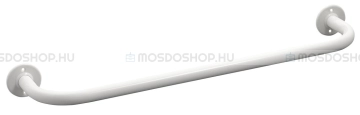 AQUALINE WHITE LINE - Fali törölközőtartó - 50 cm - Fehér - Acél