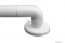 AQUALINE - WHITE LINE - Kádkapaszkodó, fürdőszobai kapaszkodó - 30 cm - Fehér műanyag