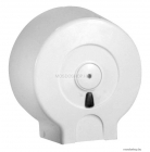 AQUALINE - Rolnis WC papír tartó - Falra szerelhető - Zárható - 33x33cm - Fehér műanyag (608)