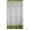 AQUALINE - PVC zuhanyfüggöny függönykarikával 180x180 cm - Zöld levél mintás (16477)