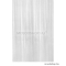 AQUALINE - PVC zuhanyfüggöny függönykarikával 180x200 cm - Fehér csíkos (ZP001)