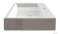 SAPHO - ORINOKO - Öntött márvány mosdó, mosdókagyló 100x42cm, 1 csapfurattal - Pultra, bútorra ültethető, falra szerelhető