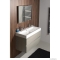 SAPHO - ORINOKO - Öntött márvány mosdó, mosdókagyló 100x42cm, 2 csapfurattal - Pultra, bútorra ültethető, falra szerelhető