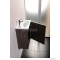 SAPHO - AQUA - Öntött márvány mosdó 42x25cm - Csepp formájú - Pultra, bútorra ültethető
