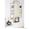 SAPHO - ESPACE - Fürdőszobai fali felsőszekrény ajtó nélkül, 20x94cm - Fehér (ESP130)