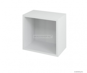 SAPHO - ESPACE - Fürdőszobai fali felsőszekrény ajtó nélkül, 35x35cm - Fehér (ESP150)