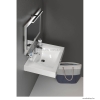 SAPHO - FLAVIA - Öntött márvány mosdó, mosdókagyló 70x50cm - Pultra, bútorra ültethető