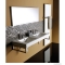 SAPHO - FLAVIA - Öntött márvány dupla mosdókagyló, mosdó 140x50cm - Pultra, bútorra építhető 