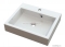 SAPHO - ORINOKO - Öntött márvány mosdó, mosdókagyló 50x42cm - Pultra, bútorra ültethető, falra szerelhető