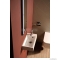 SAPHO - ARIANA - Öntött márvány mosdó, mosdókagyló, balos - 50x25cm - Pultra, bútorra, falra szerelhető