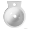 SAPHO - JAVEA - Mosdókagyló, kis kézmosó mosdó - 28x33,5cm - Kerámia - Pultra, falra szerelhető