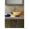 SAPHO - BEAUTY SHAY - Üvegmosdó, mosdótál D42x14cm - Arany színű - Pultra, bútorra ültethető