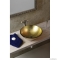 SAPHO - BEAUTY SHAY - Üvegmosdó, mosdótál D42x14cm - Arany színű - Pultra, bútorra ültethető