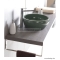SAPHO - PRIORI - Kerámia mosdó, mosdótál - D42X15cm - Menta zöld - Pultra, bútorra ültethető (PI013)