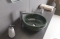SAPHO - PRIORI - Kerámia mosdó, mosdótál - D42X15cm - Menta zöld - Pultra, bútorra ültethető (PI013)