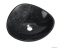 SAPHO - BLOK - Kőmosdó, mosdótál 40x12cm - Fényes fekete - Pultra, bútorra ültethető (2401-10)