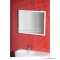 SAPHO - SANDRA - Fürdőszobai tükrös szekrény 75x60cm - 3 nyílóajtóval, világítás nélkül - Fehér