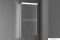 SAPHO - BORA - Fürdőszobai fali tükör LED világítással (felül) - 40x60cm - Alumínium kerettel