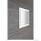 SAPHO - TREOS - Fürdőszobai fali tükör, matt fehér kerettel - 75x50cm
