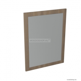 SAPHO - LARGO - Fürdőszobai fali tükör, bruni dió színű kerettel - 60x80cm