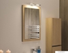 SAPHO - LARGO - Fürdőszobai fali tükör 60x80cm, világítás nélkül, velencei tölgy színű kerettel