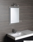 SAPHO - MERE - Fürdőszobai fali tükör világítás nélkül - Üvegre ragasztott, 50x70cm