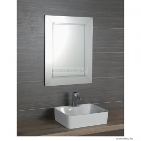 SAPHO - ARAK - Fürdőszobai fali tükör - Élcsiszolt, fazettás - 60x80cm