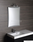 SAPHO - WEGA - Fürdőszobai fali tükör - Homokfúvott éllel - 60x80cm