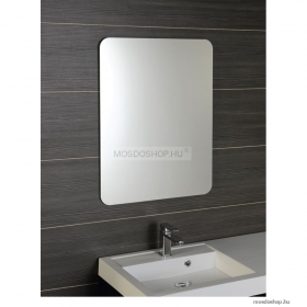 SAPHO - ISHAPE - Fürdőszobai fali tükör - Lekerekített sarkokkal, 60x80cm