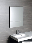 SAPHO - ACCORD - Fürdőszobai fali tükör 50x70cm - Fazettás, lekerekített sarkokkal